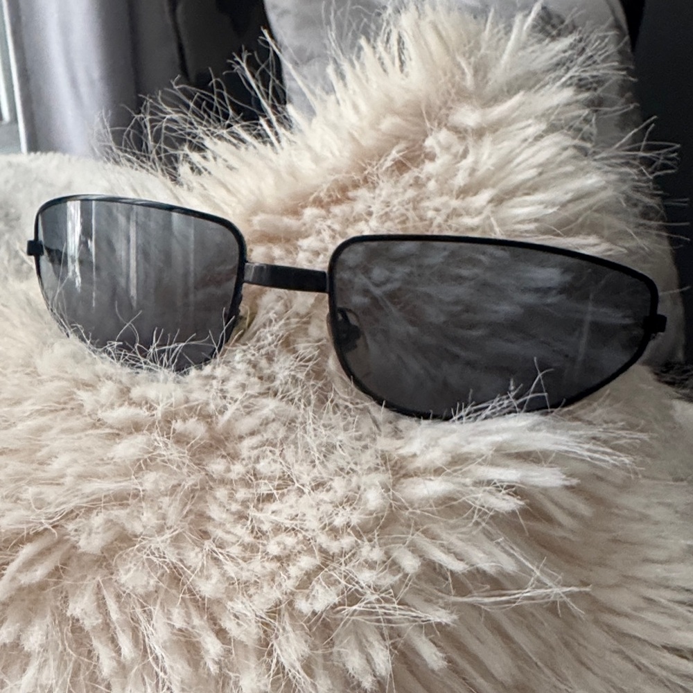 Dolce & Gabbana Black Aviator Sunglasses